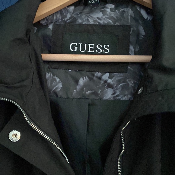 Guess Hooded Trench Raincoat - Picture 3 of 7